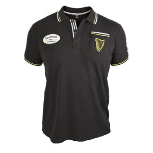 Guinness Black Pique Polo Shirt - G6106