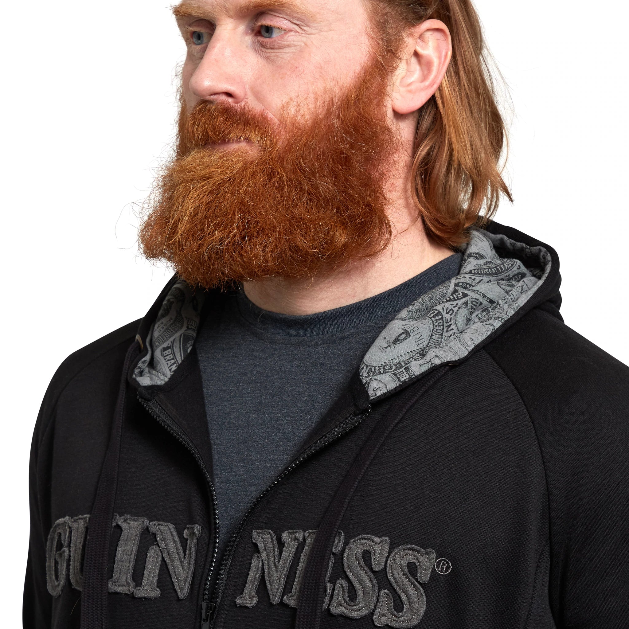 Guinness zip up hoodie clearance