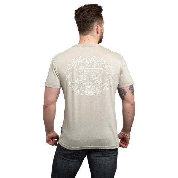 Guinness Trademark Label T-Shirt Beige