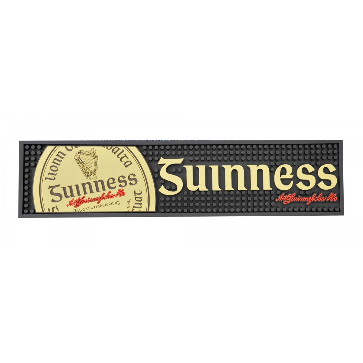 Guinness PVC Gaelic Label Bar Mat