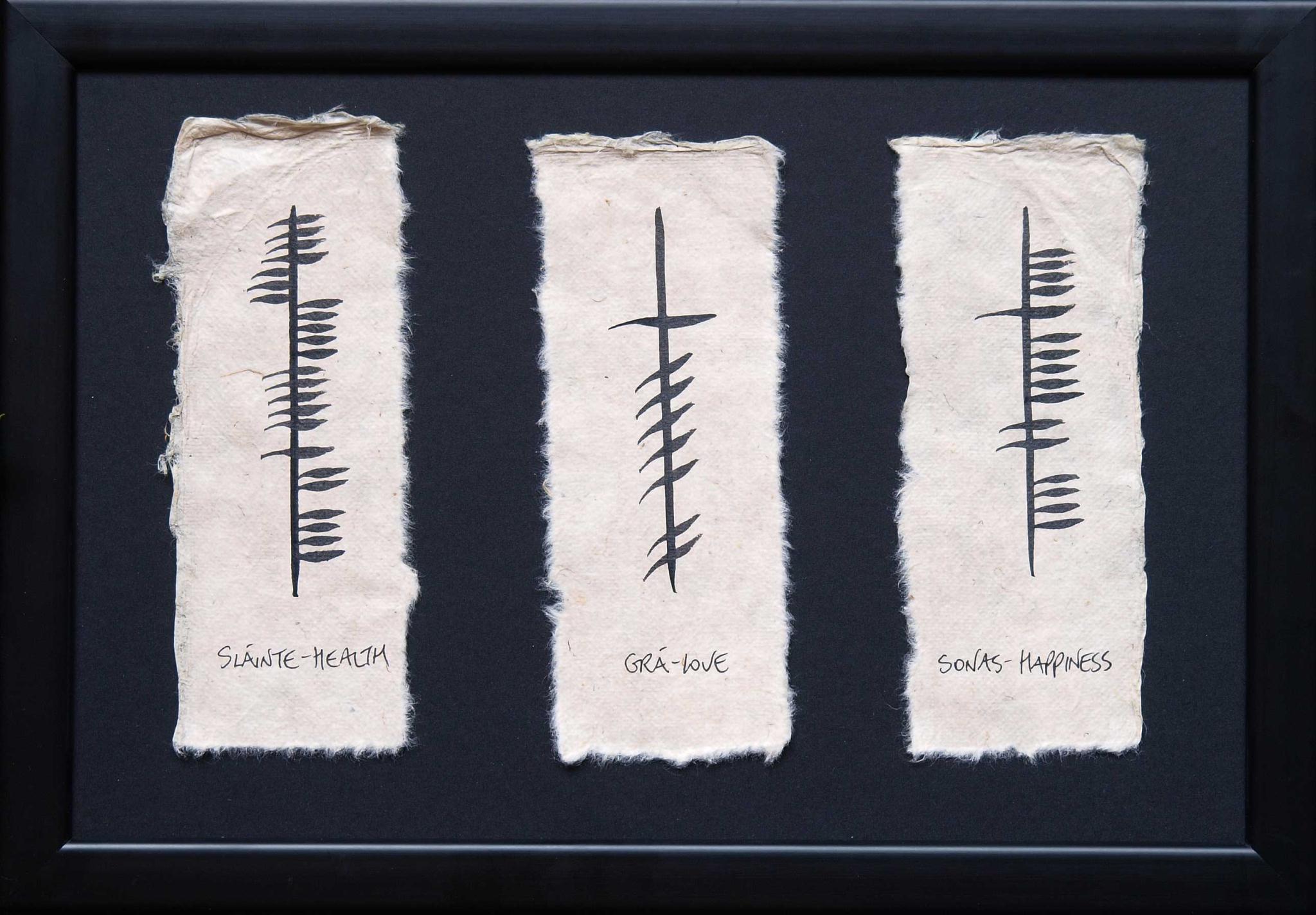 Health/Love/Happiness - Ogham Wishes