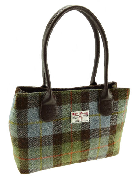 Classic Harris Tweed Handbag By Glen Appin - Cassley LB1003