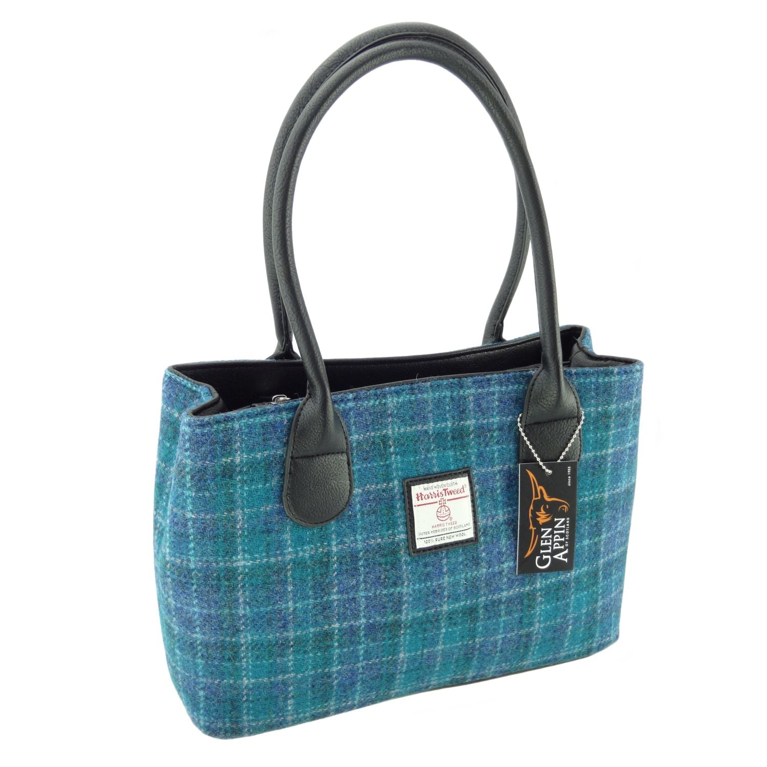Classic Harris Tweed Handbag By Glen Appin - Cassley LB1003