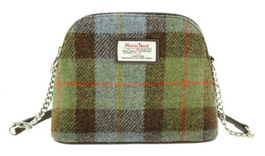 Celtic Tweed Handbag, Mint Check Harris Tweed® Mini Satchel at
