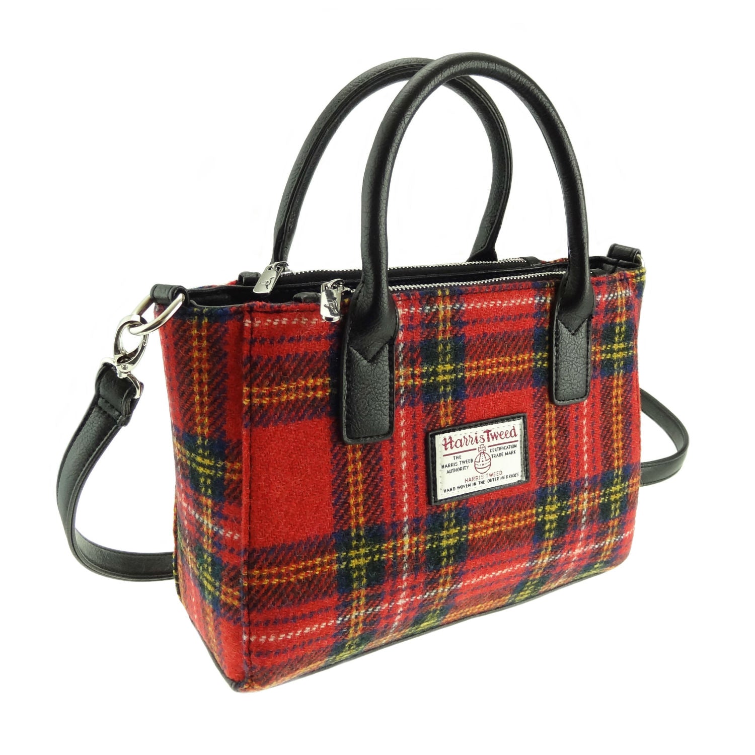Harris Tweed Small Tote Bag with Shoulder Strap by Glen Appin - Brora LB1228