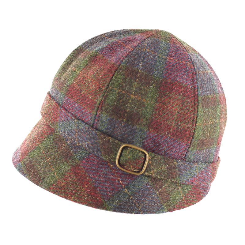 Hat - Wool tweed, burgundy — Fashion