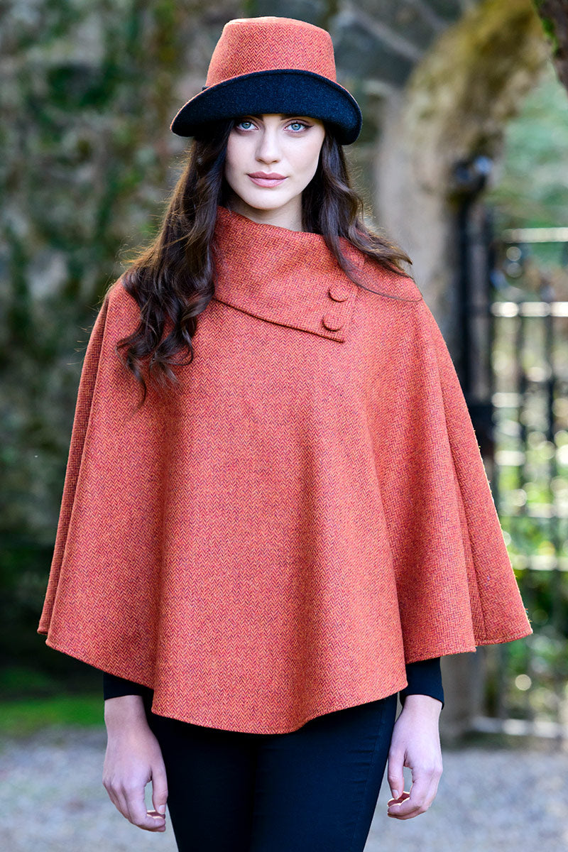 The Difference between the Wrap, Poncho, Cape & Shawl - Weavers of Ireland