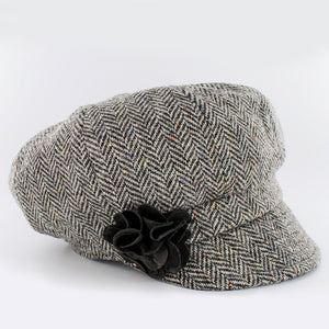 Mucros Weavers Women's Tweed Newsboy Hat - 1