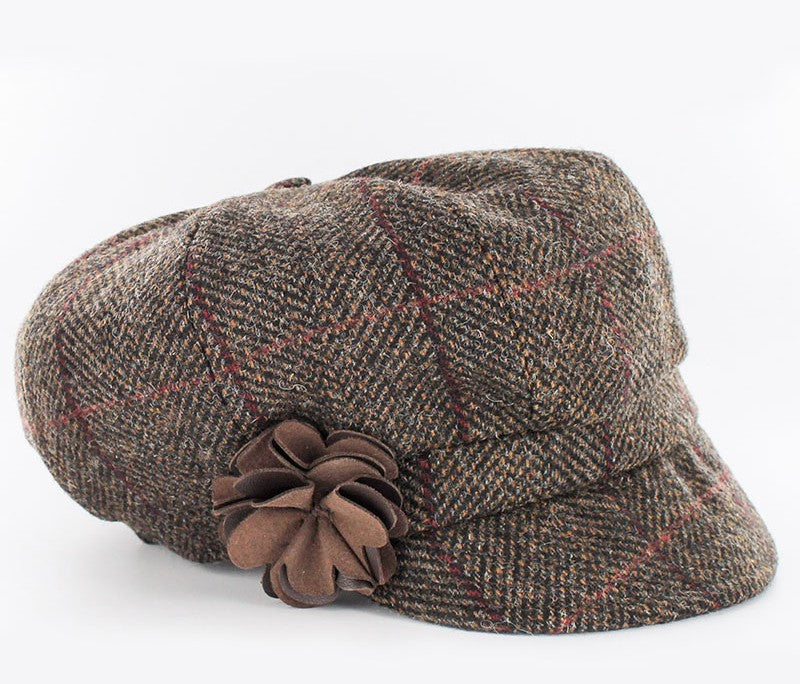 Mucros Weavers Women's Tweed Newsboy Hat - 335-1
