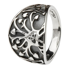 Tree of Life + Trinity Knot Ring by Shanore
