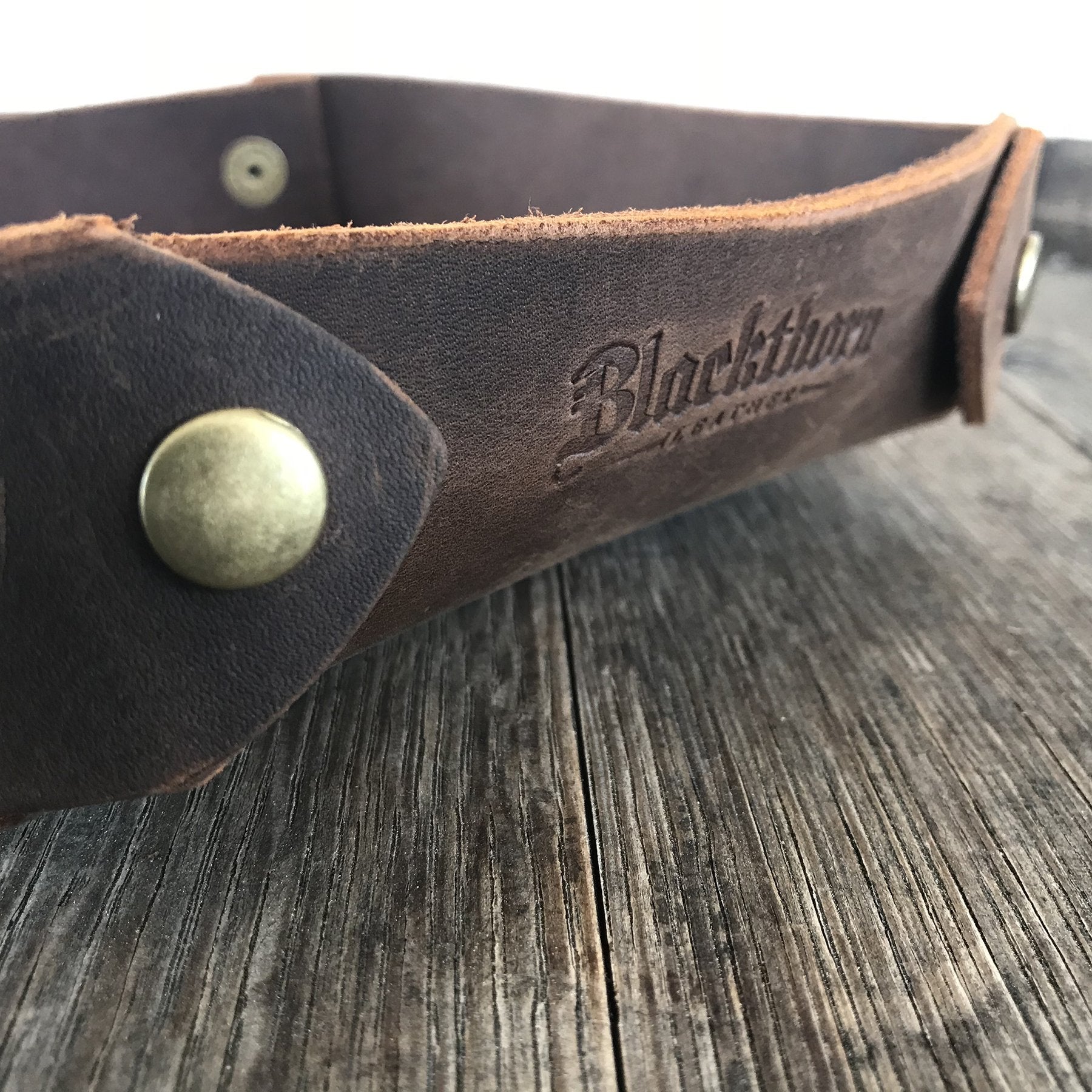 Brown Leather Valet Tray - Shamrock