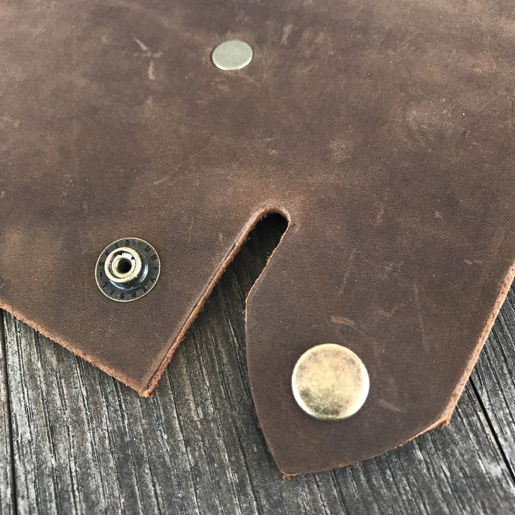 Brown Leather Valet Tray - Celtic High Cross