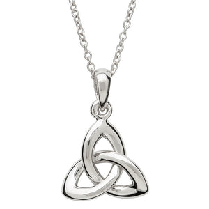 SP2200 Trinity Knot Sterling Silver Necklace by Shanore